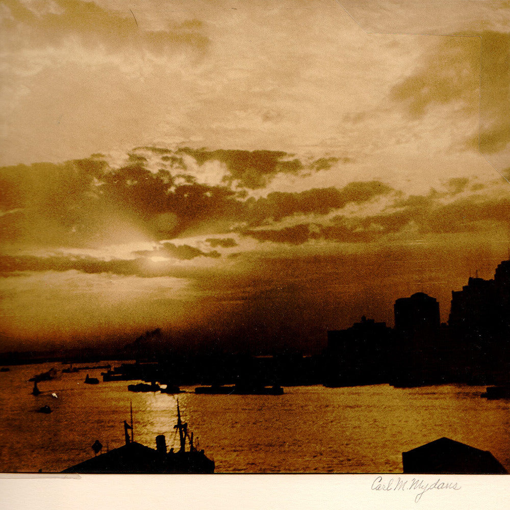 Lower Manhattan at Dusk, NY - Carl Mydans