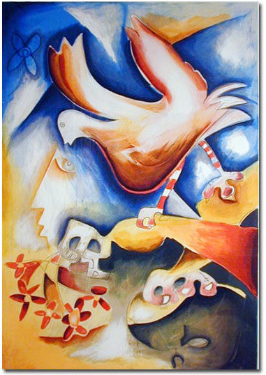 Sprinkle the Joy of Peace by Alexandra Nechita