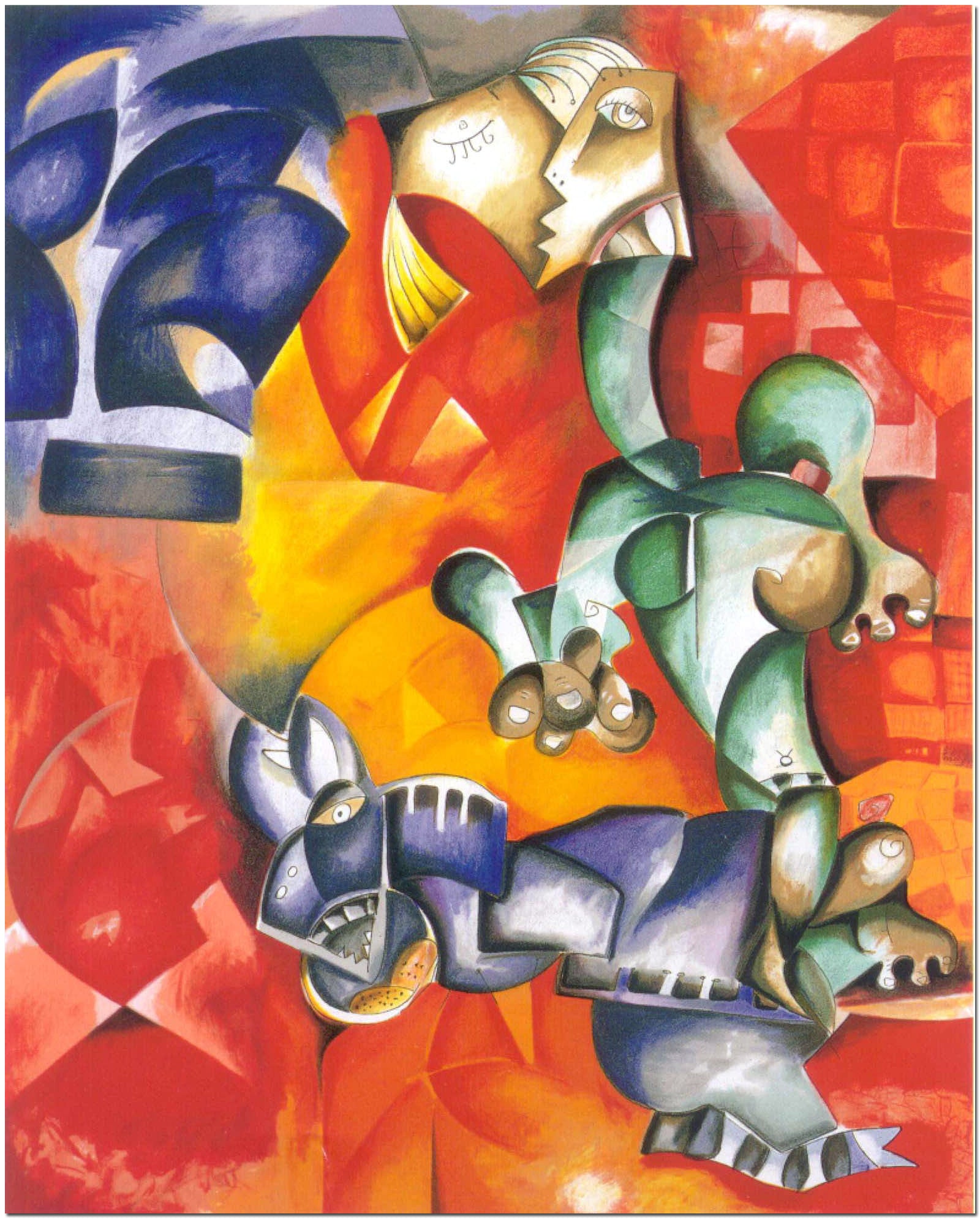 Alexandra Nechita artwork entitled 