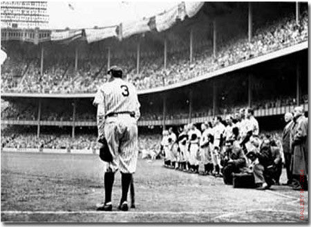 Babe Ruth Retires No. 3 by Nat Fein