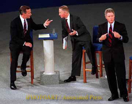 Bush, Ross Perot and Clinton by Pulitzer Prize