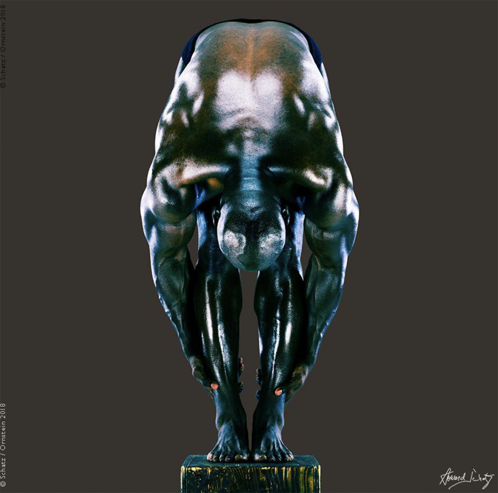 Human Body Study - 1320: Byron Scott, NFL by Howard Schatz