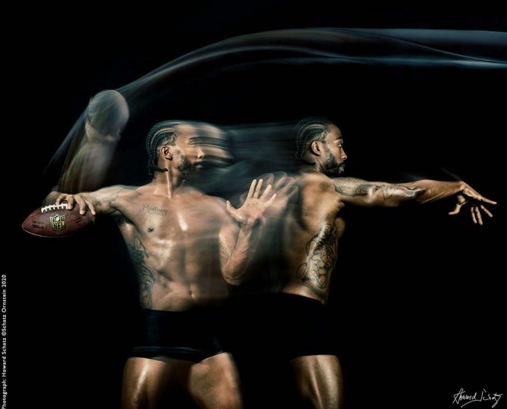 Tyrod Taylor QB 4 by Howard Schatz