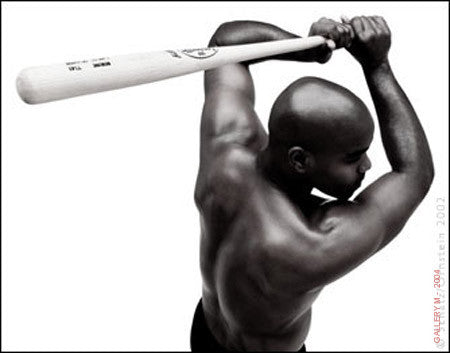Carlos Delgado, baseball by Howard Schatz