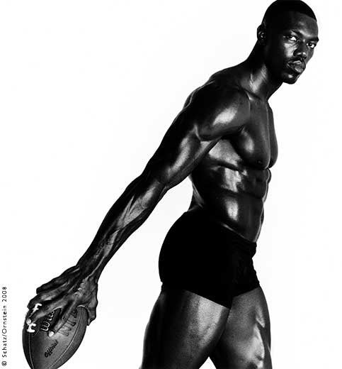 Terrell Owens Football #10 by Howard Schatz