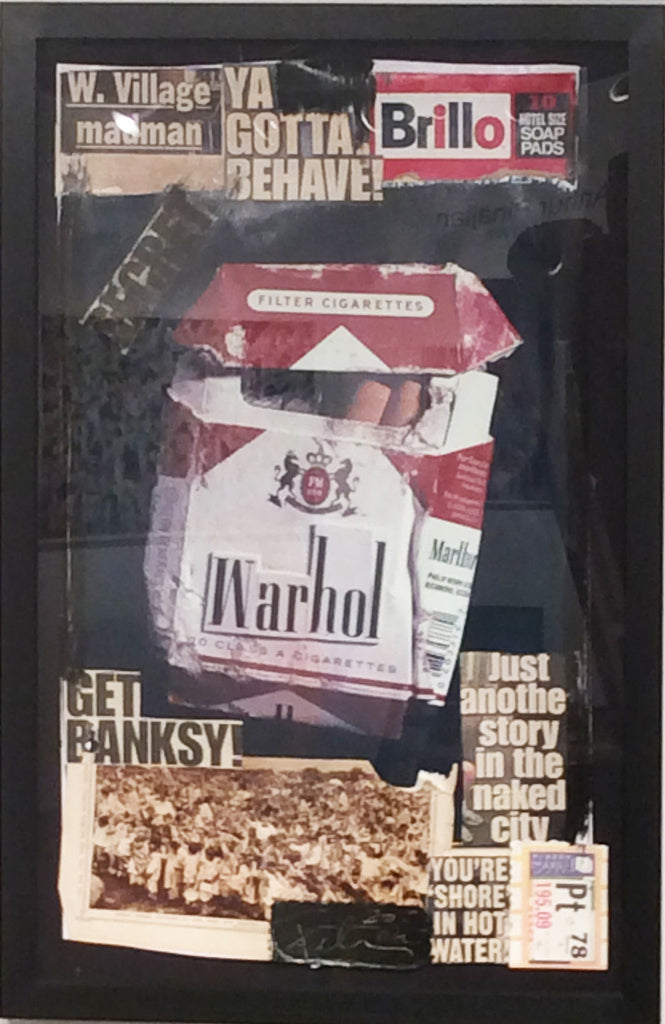 Warhol Cigarettes - Unique (Get Banksy), 2015 - Peter Tunney