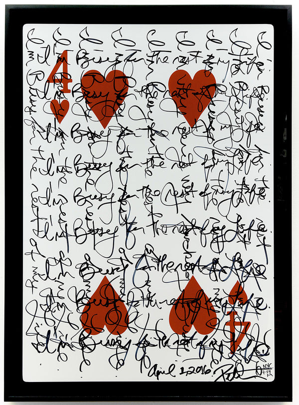 Four of Hearts, 2016 - Peter Tunney