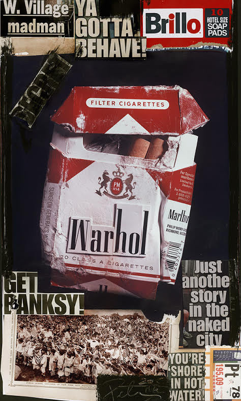 Warhol Cigarettes - Unique (Get Banksy), 2015 - Peter Tunney
