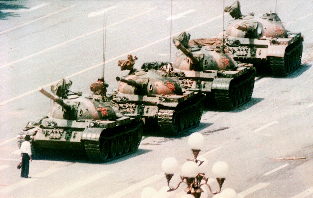 Tiananmen Square Demonstration by Jeff Widener